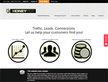 Tablet Screenshot of honeypotmarketing.com